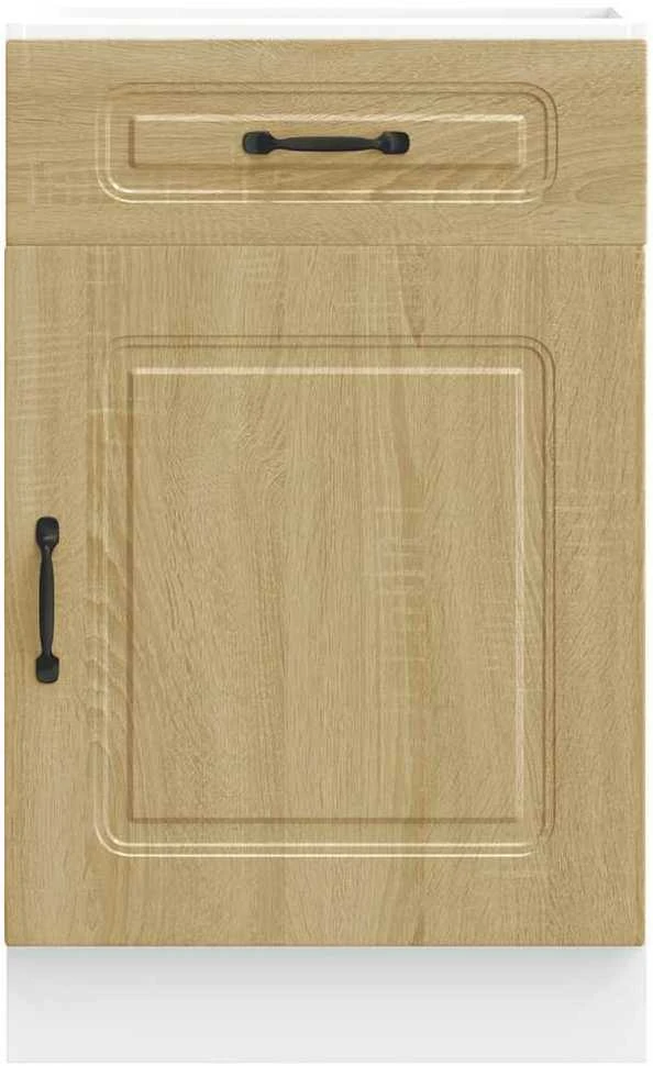 Okmed Kitchen Base Cabinet "Kalmar" Sonoma Oak Engineered Wood