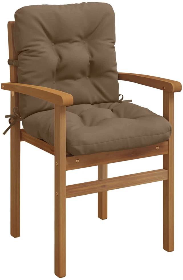 6 dalių aukštų atlošų kėdžių pagalvės VIANEN 6 pcs Taupe