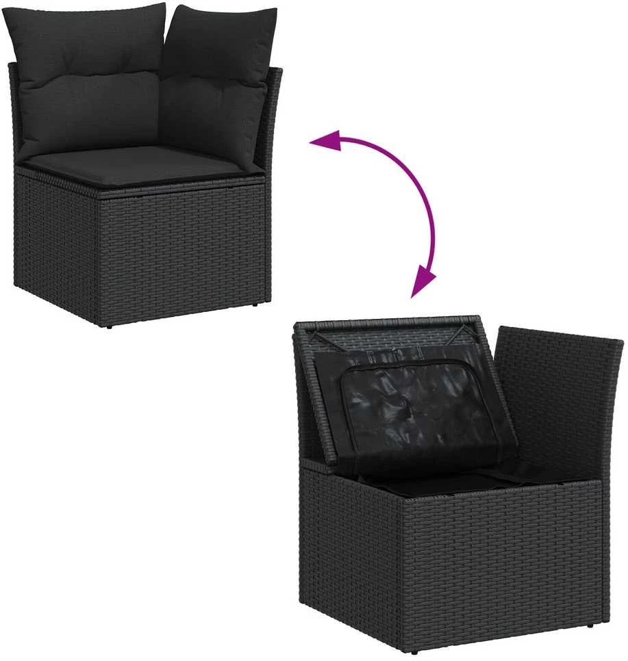 Sofos komplektas 7 vnt. poliratanas