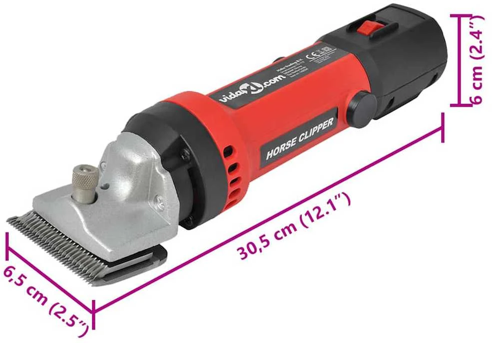 6 dalių žirgų kirpimo mašinėlės rinkinys, 350 W