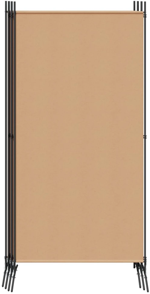 6-skydelio kambario pertvara Smėlio 520 x 180 cm Audinys