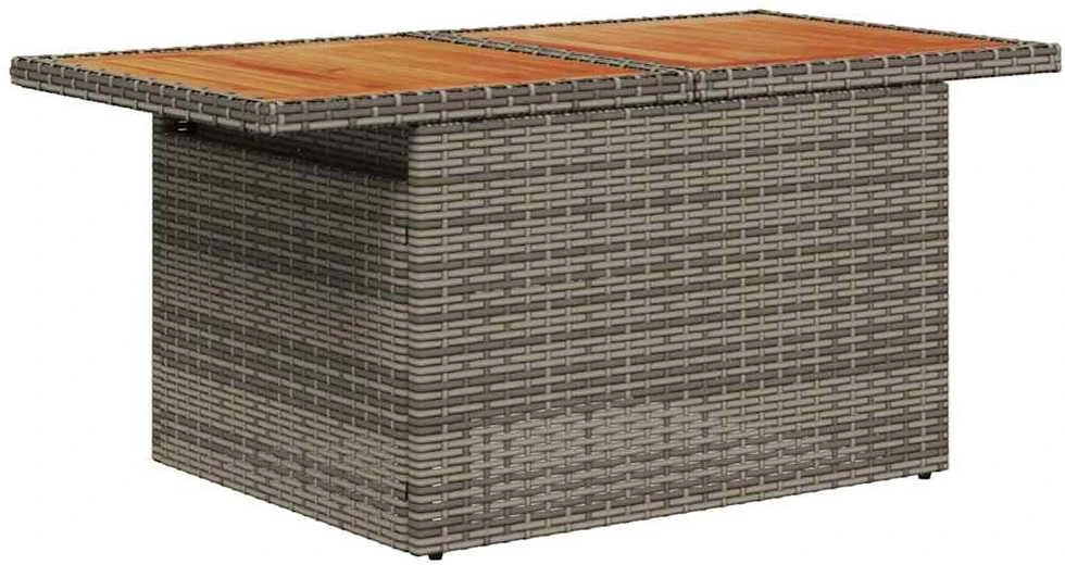 Lauko baldų komplektas Sodo Sofų Rinkinys 7 vnt. Pilka Poli ratanas