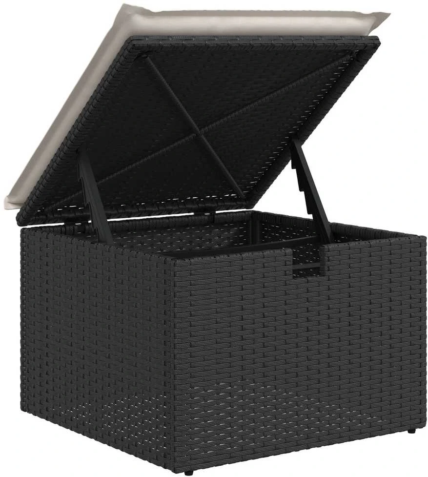 Lauko baldų komplektas Sodo Sofų Rinkinys 7 vnt. Poli ratanas