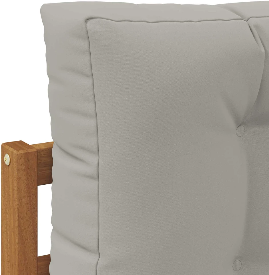 7 vnt. Lauko sofos komplektas Natūrali ir šviesiai pilka