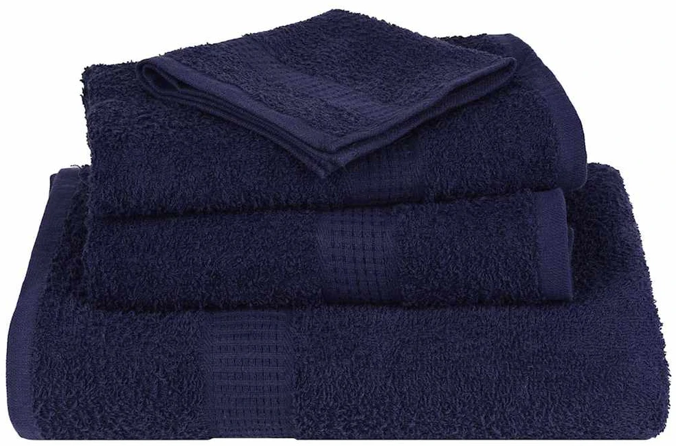 Rankšluostis Rankšluosčių rinkinys, 8vnt., mėlyni, 100% medvilnė, 360g/m²