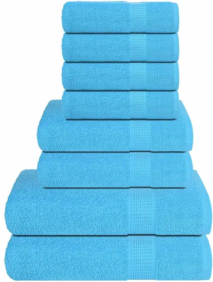 Rankšluostis Rankšluosčių rinkinys, 8vnt., turkio, 100% medvilnė, 360g/m²