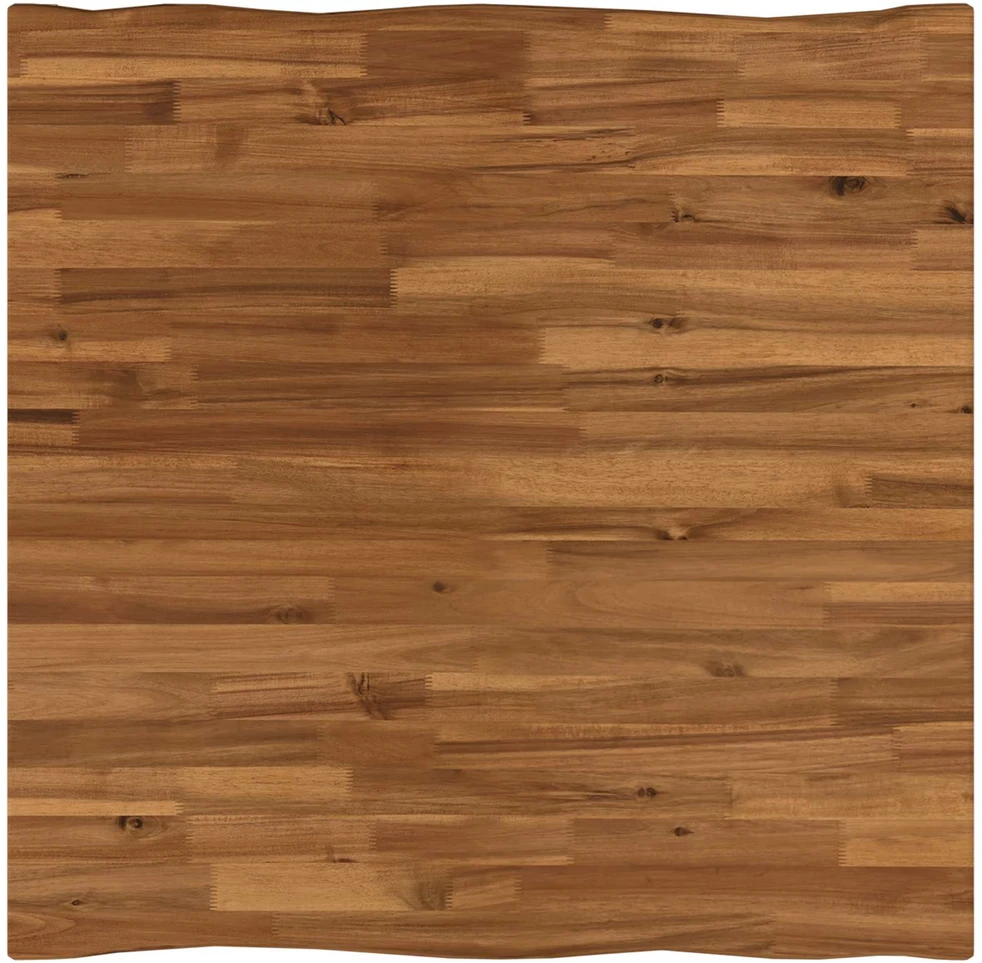 80 x 80 x 75 cm Kietos akacijos mediena Natūrali ir juoda