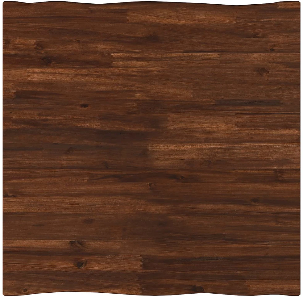 80 x 80 x 75 cm Kietos akacijos mediena Tamsiai ruda ir balta.