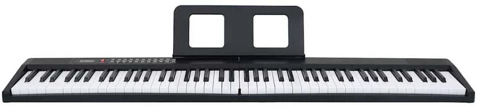 88 raktai fortepijoninė elektrinė klaviatūra su muzikiniu stovu