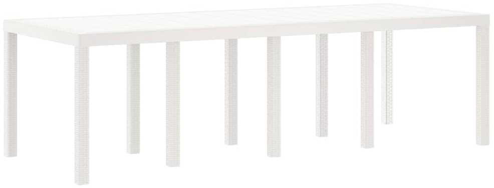 Lauko baldų komplektas Sodo valgomojo komplektas 9 vnt. Šviesiai pilka Polipropilenas