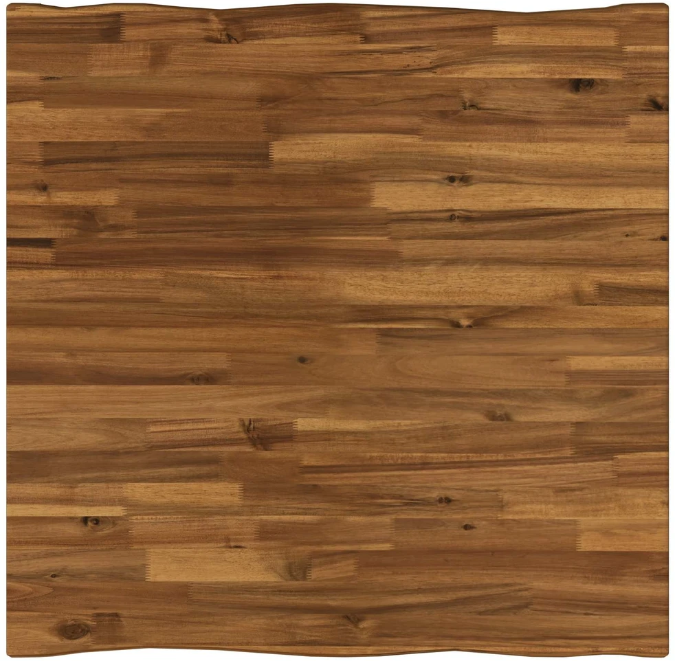 90 x 90 x 75 cm Kietos akacijos mediena Natūrali ir juoda