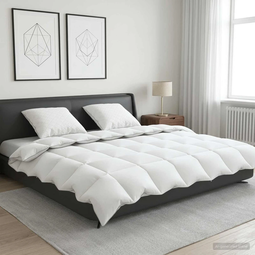 90% žąsies pūkų antklodės komplektas FULDA 3 vnt. 200 x 220 cm