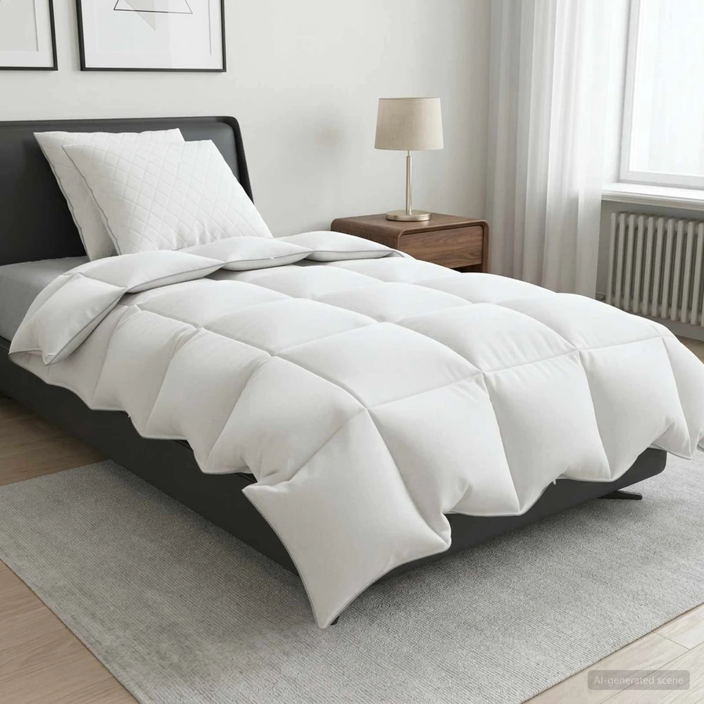90% žąsies pūkų antklodės komplektas FULDA 3 vnt. 135 x 220 cm
