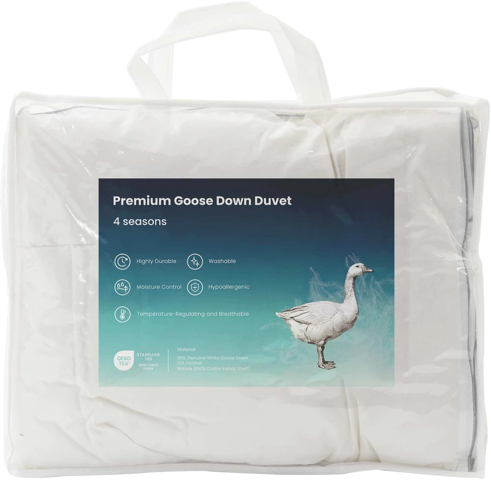 90% žąsies pūkų antklodės komplektas FULDA 3 vnt. 220 x 260 cm
