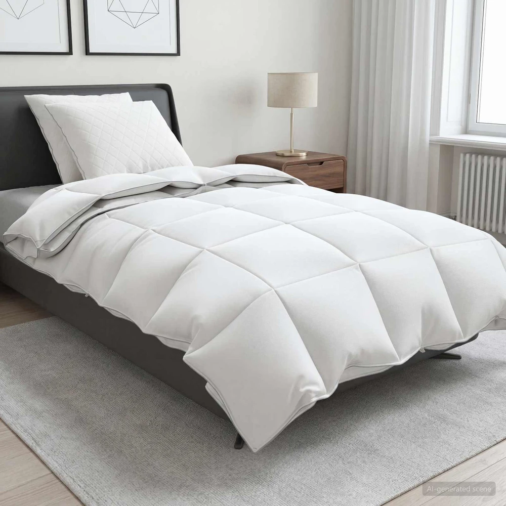 90% žąsies pūkų antklodės komplektas FULDA 3 vnt. 135 x 220 cm