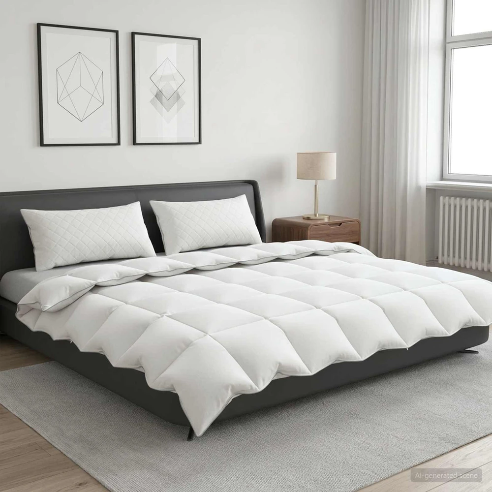 90% žąsies pūkų antklodės komplektas FULDA 3 vnt. 200 x 240 cm