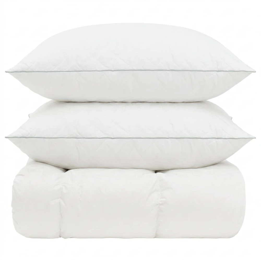 90% žąsies pūkų antklodės komplektas FULDA 3 vnt. 240 x 260 cm