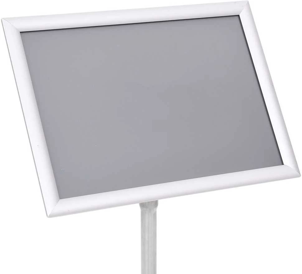 Plakato stendai 2 vnt. Sidabro 45 x 32,7 x 108 cm Aliuminis