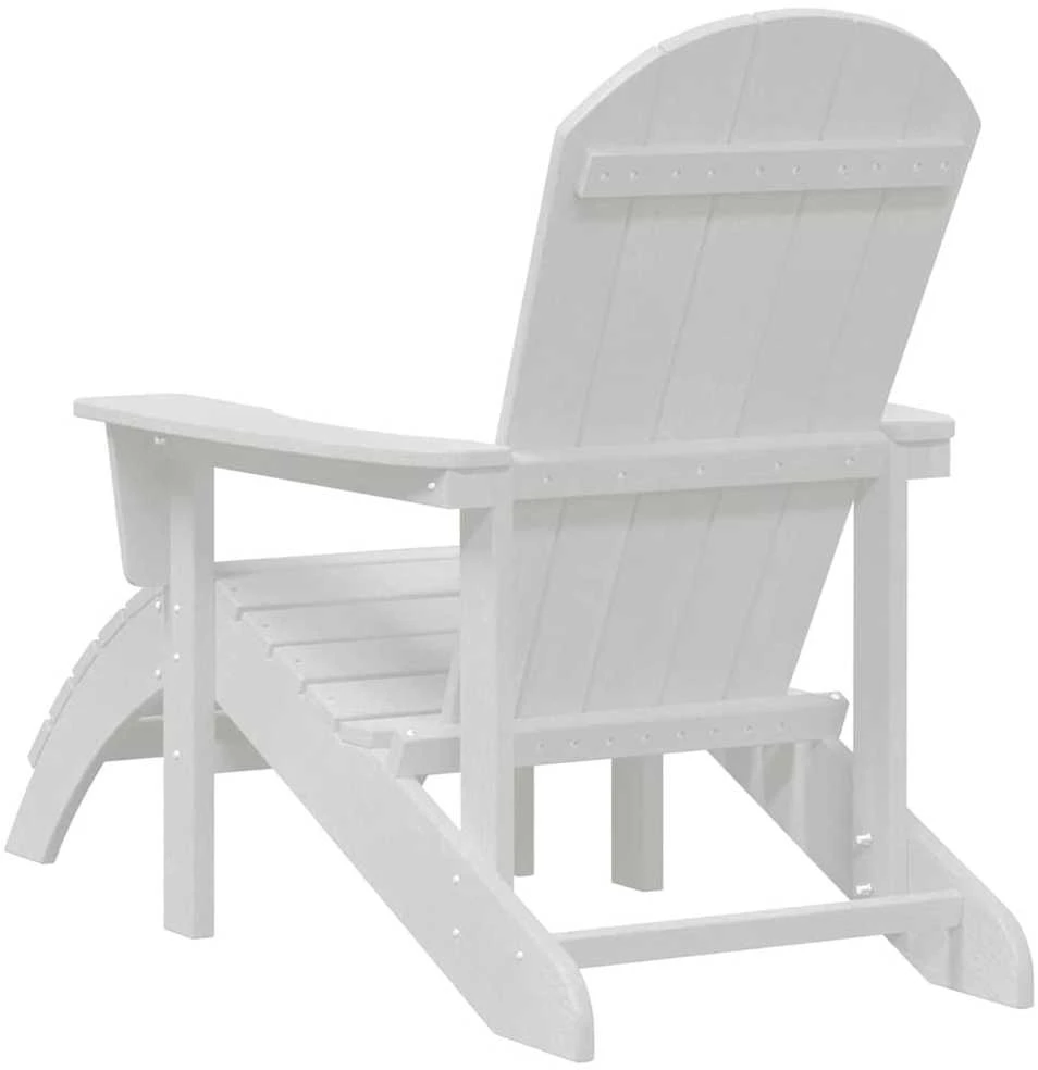 Adirondack kėdė Balta HDPE