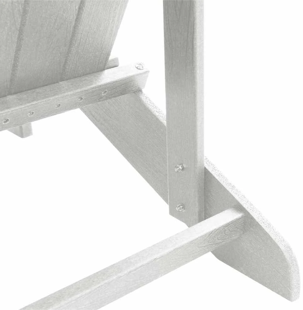 Adirondack kėdė Balta HDPE