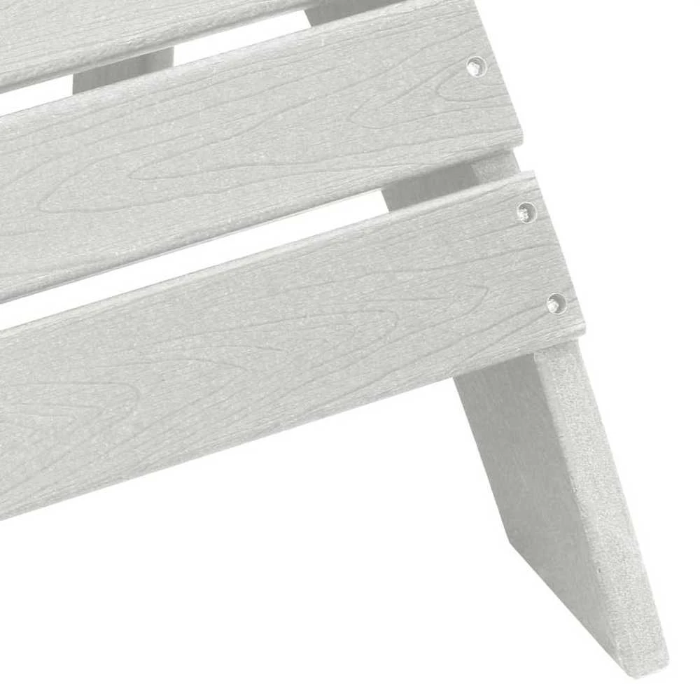 Adirondack kėdė Balta HDPE