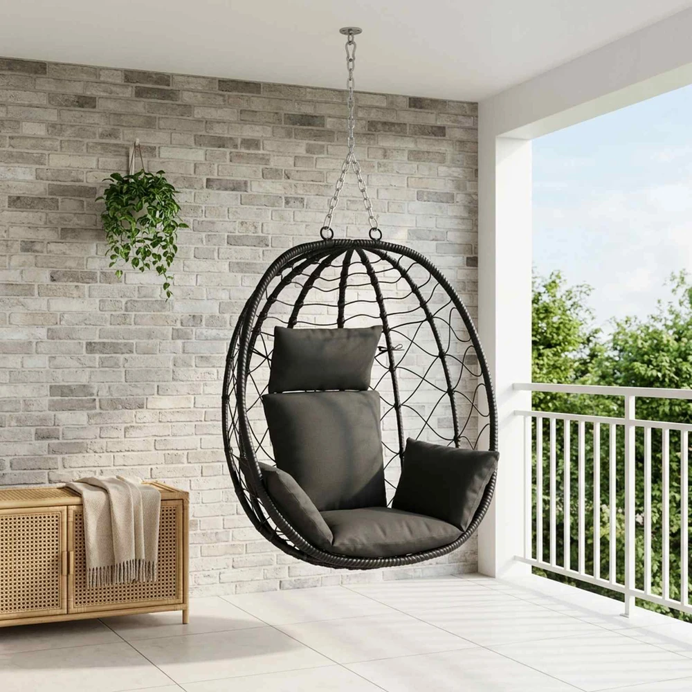 Adirondack pagalvėlė PUTTEN 100% poliesteris Juoda