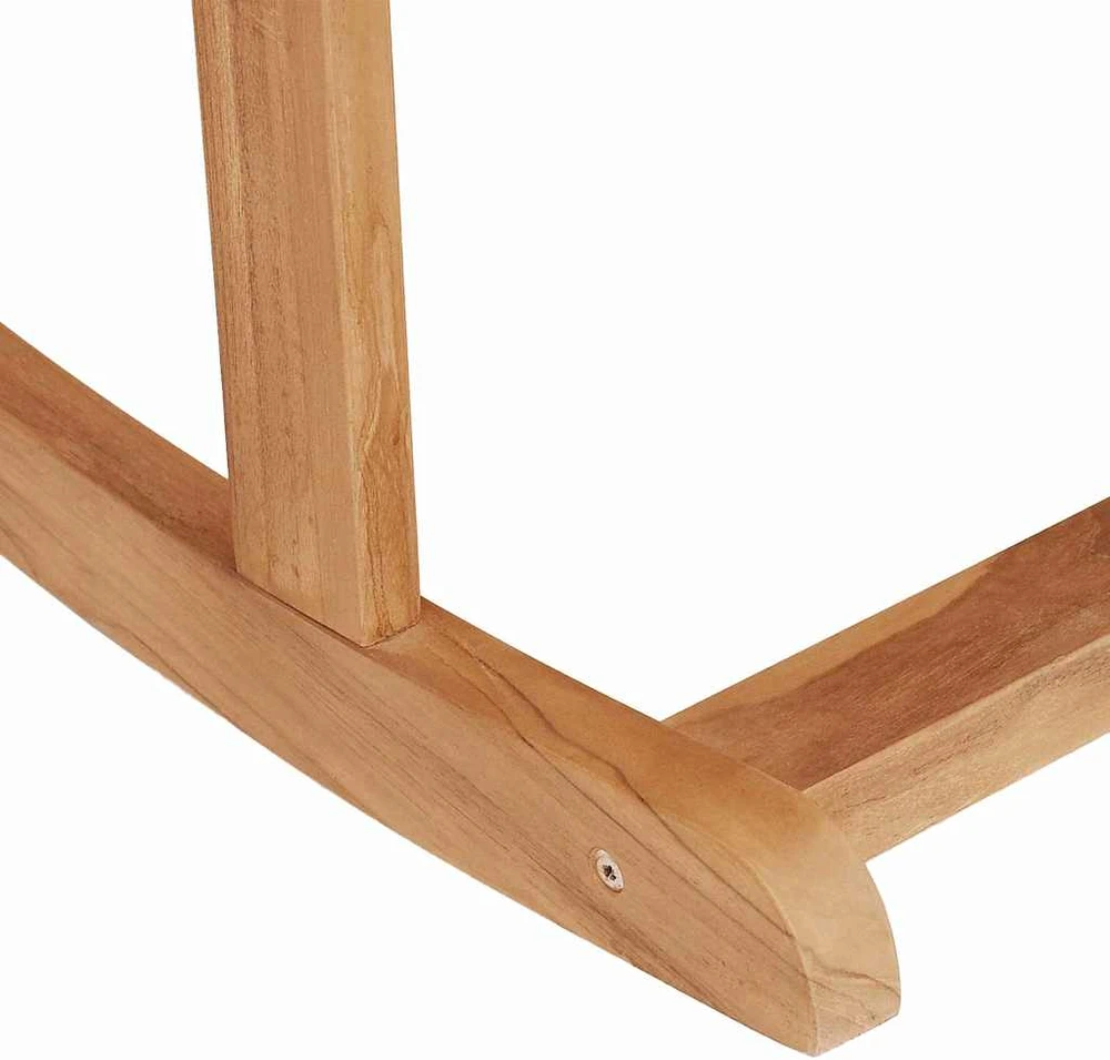 Adirondack supama kėdė 2 vnt. Ruda Tikmedžio medienos masyvas
