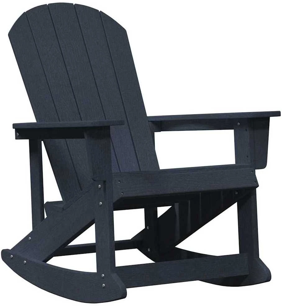 Adirondack sūpynės kėdės 2 vnt. Jūrinė mėlyna HDPE
