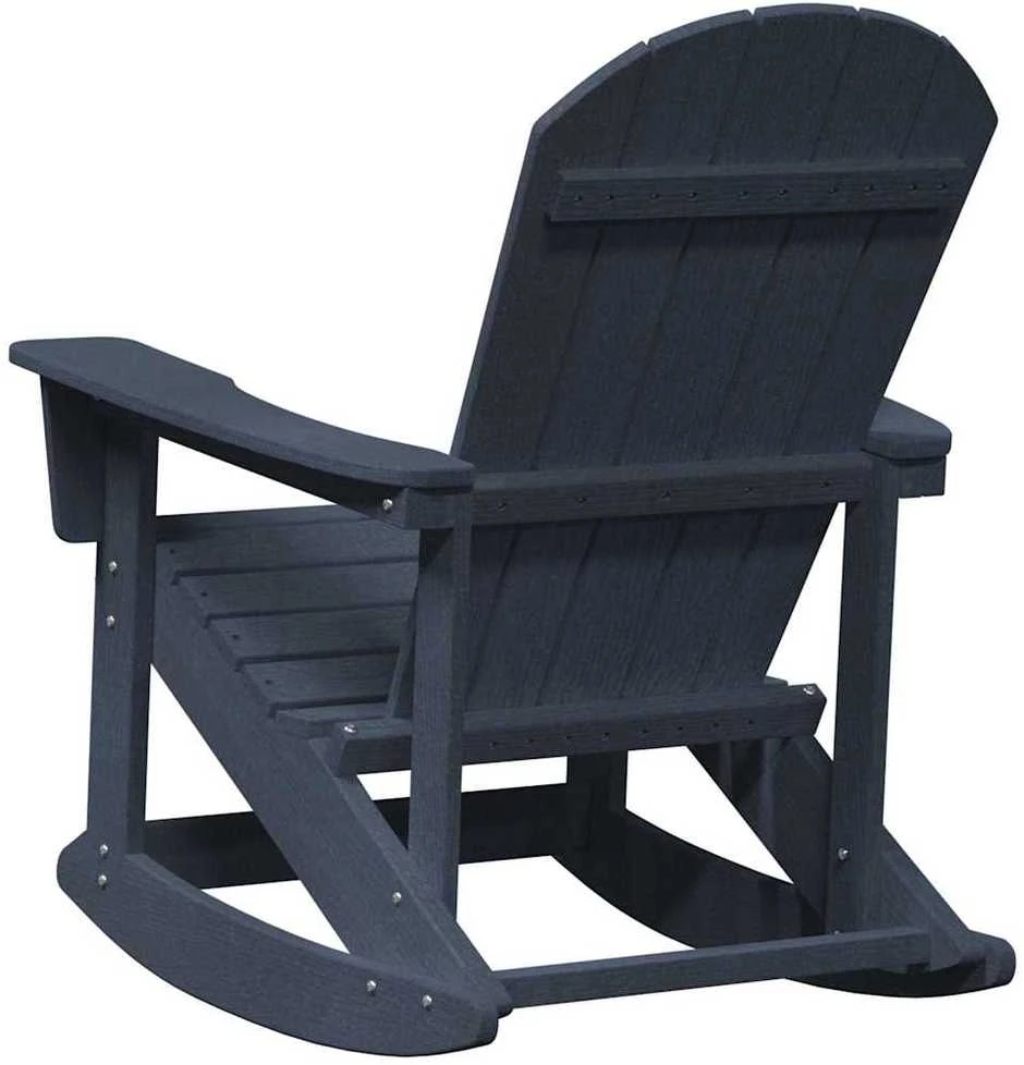 Adirondack sūpynės kėdės 2 vnt. Jūrinė mėlyna HDPE