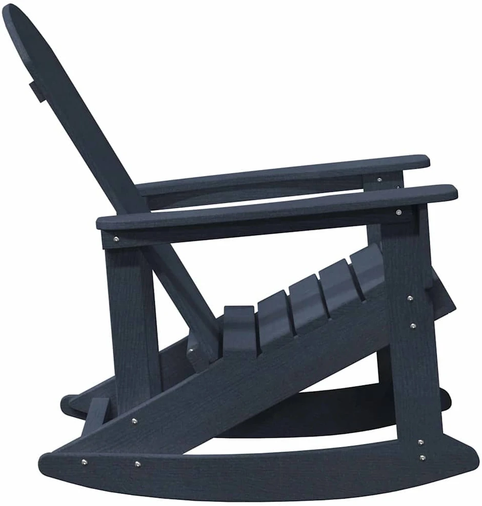Adirondack sūpynės kėdės 2 vnt. Jūrinė mėlyna HDPE