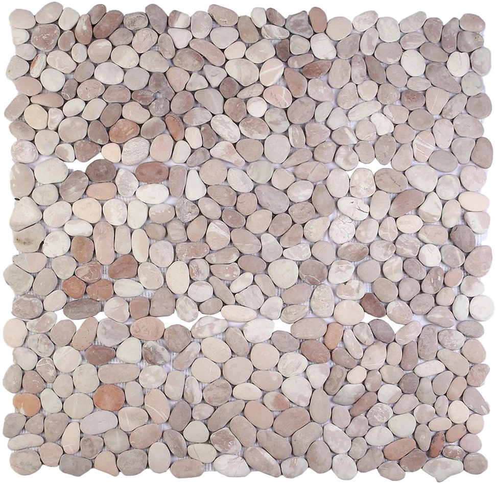 Akmeninės plytelės Bežė ir šviesiai rožinė 30 x 30 cm