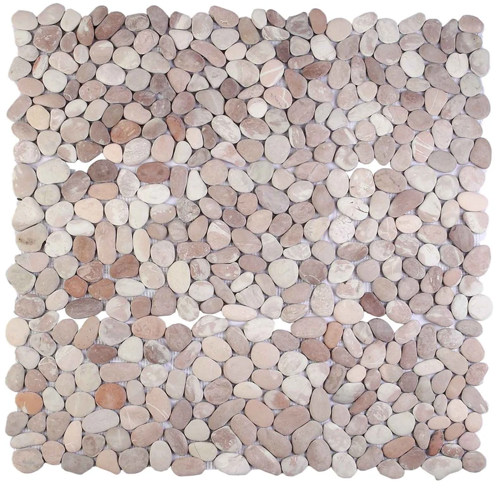 Akmeninės plytelės Bežė ir šviesiai rožinė 30 x 30 cm