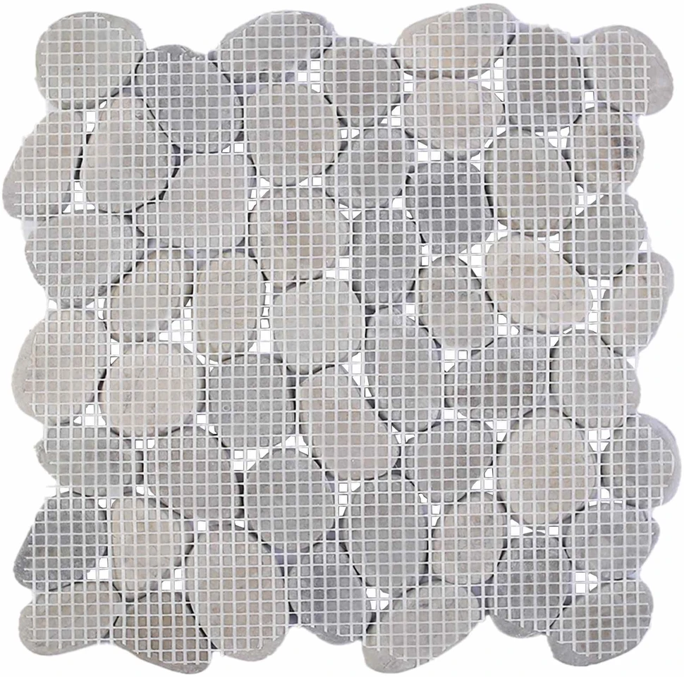 Akmeninės plytelės Pilka 30 x 30 cm Upės akmuo