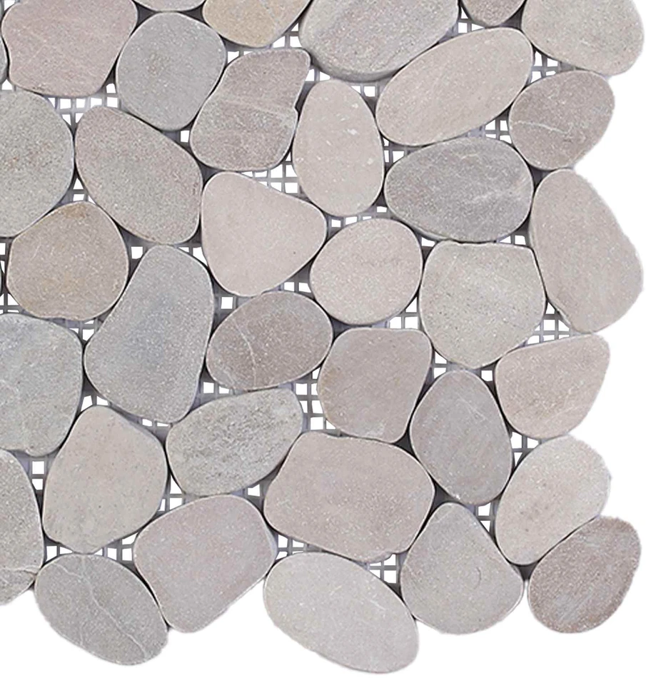 Akmeninės plytelės Taupe 30 x 30 cm Upės akmuo