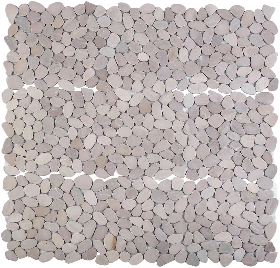 Akmeninės plytelės Taupe 30 x 30 cm Upės akmuo