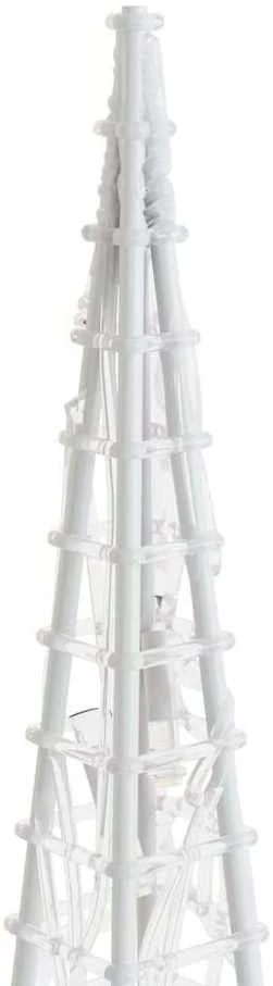 Akrilinė LED dekoracija kūgiai, mėlynos spalvos, 30/45/60cm
