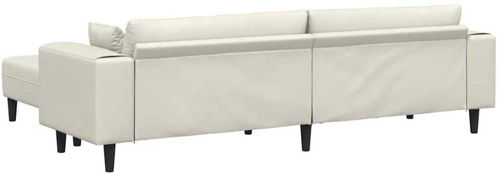 Sofa 3 vnt. Kreminė Aksomas