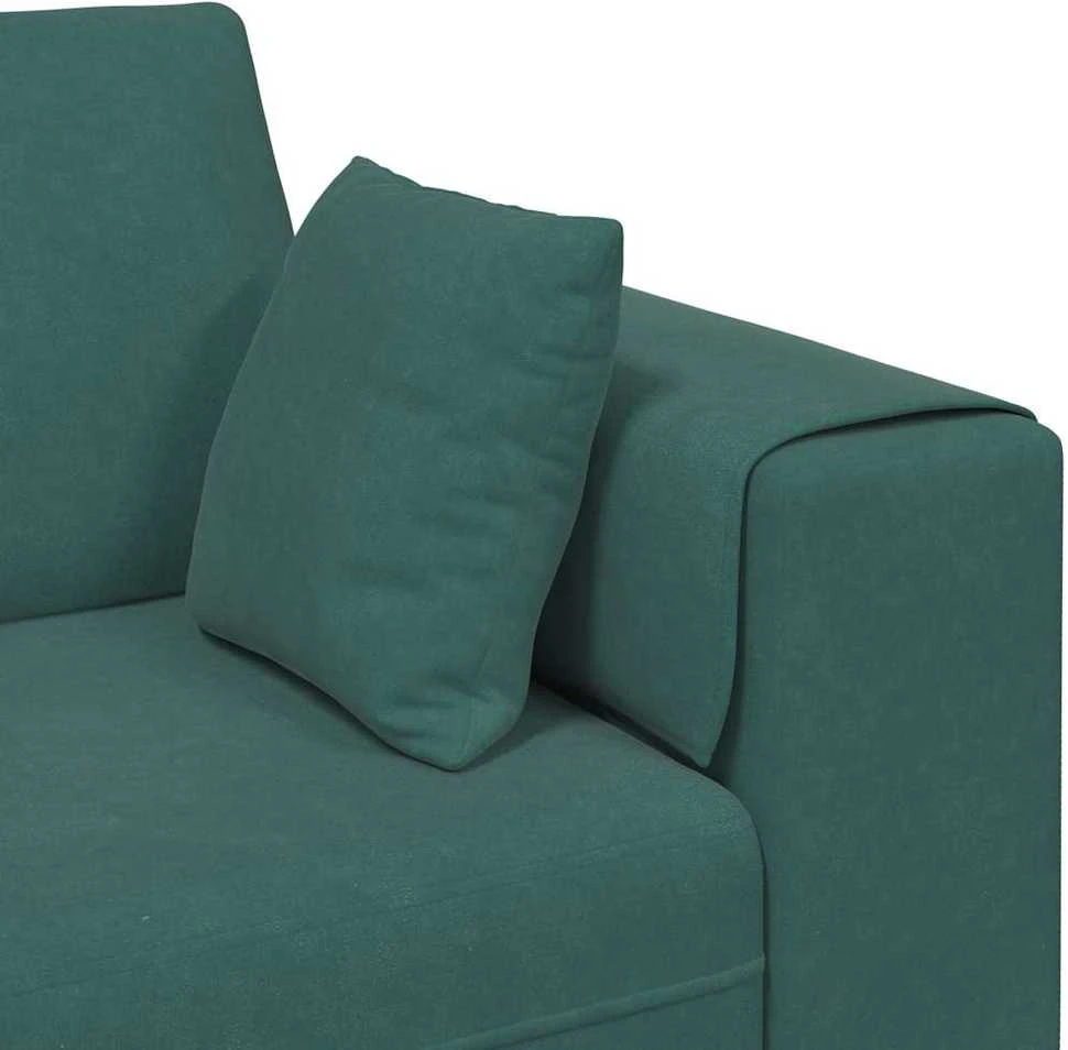 Sofa Tamsiai žalia 250 x 77 x 76 cm Aksomas