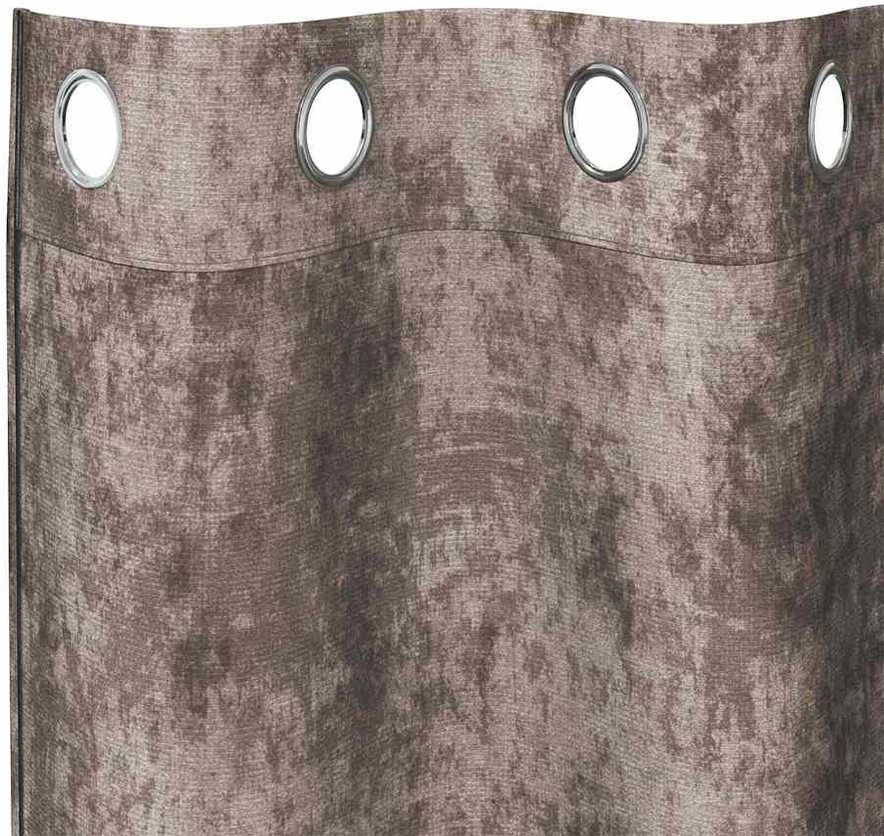Aksominio tipo užuolaidos 2 vnt. Kapučino 260 x 140 cm Aksomas