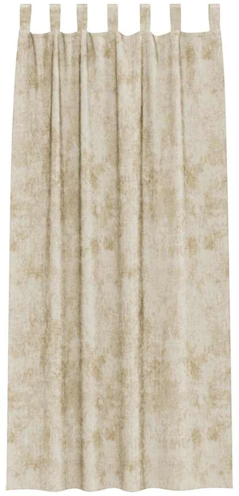 Aksominio tipo užuolaidos 2 vnt. Kreminė 245 x 140 cm Aksomas