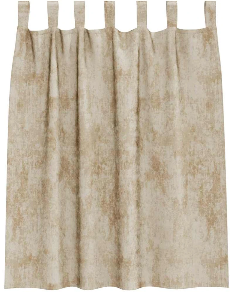 Aksominio tipo užuolaidos 2 vnt. Kreminė 140 x 140 cm Aksomas