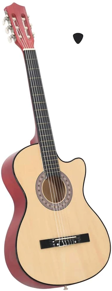 Akustinė gitara, amerikinė liepa, 38", 6 stygos