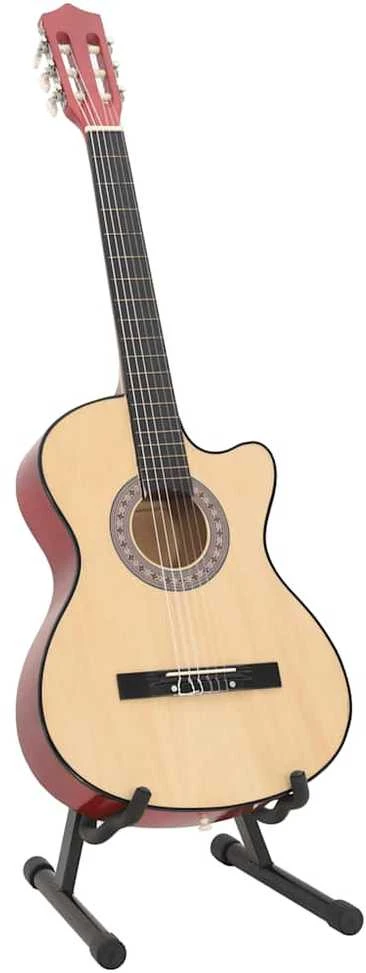 Akustinės gitaros rinkinys, 12 dalių, 38", 6 stygos