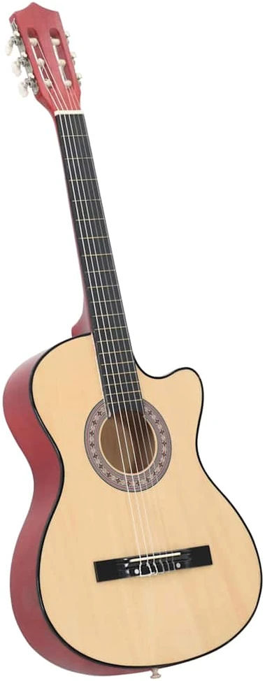 Akustinės gitaros rinkinys, 12 dalių, 38", 6 stygos