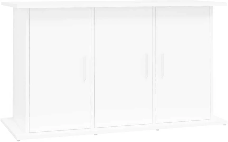 Akvariumo stovas, baltos spalvos, 101x41x58cm, apdirbta mediena