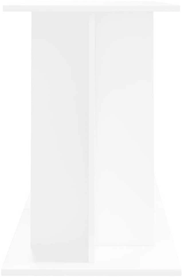 Akvariumo stovas, baltos spalvos, 120x40x60cm, apdirbta mediena