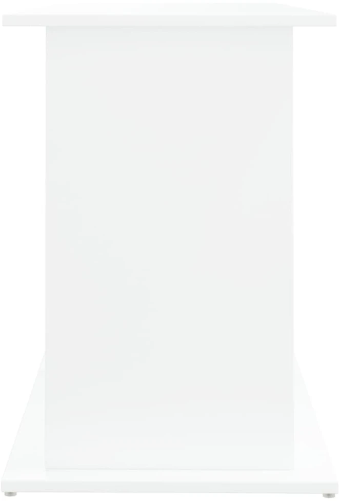 Akvariumo stovas, baltos spalvos, 121x41x58cm, apdirbta mediena