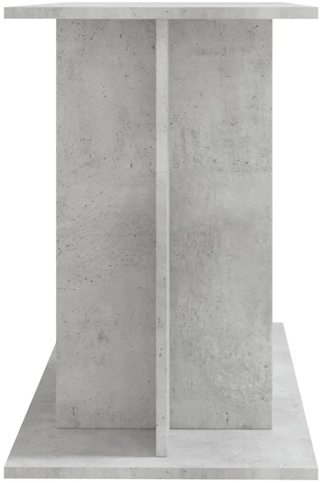 Akvariumo stovas, betono pilkas, 100x40x60cm, apdirbta mediena