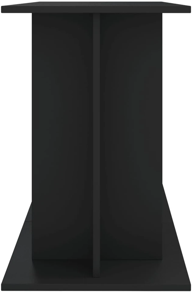 Akvariumo stovas, juodos spalvos, 120x40x60cm, apdirbta mediena