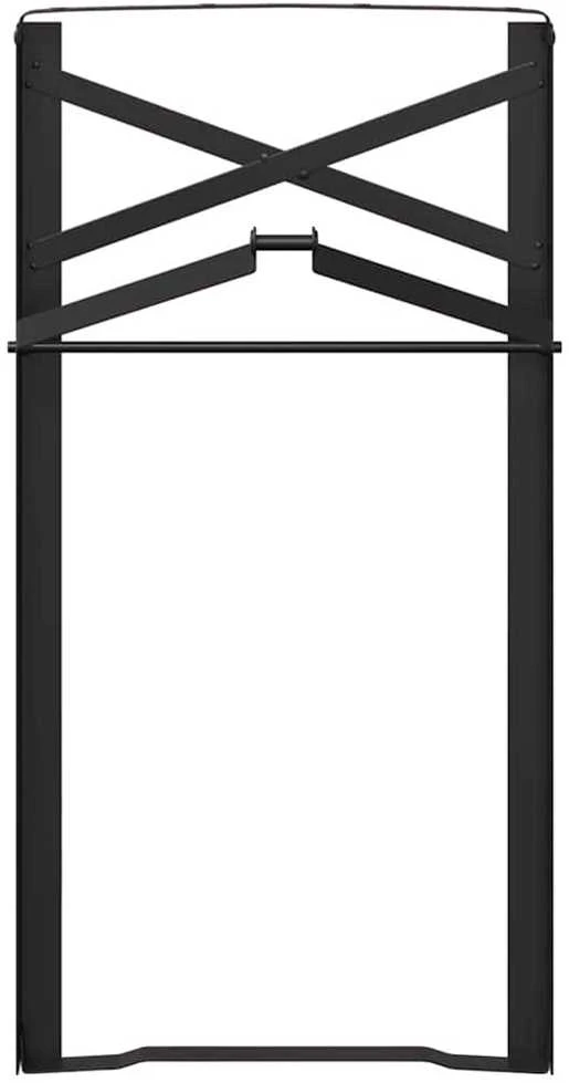 Alaus stalo koja 2 vnt. Juoda 39 x 3 x 75 cm